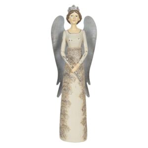 Clayre & Eef - Decoration angel 13*11*41 cm 6PR2885
