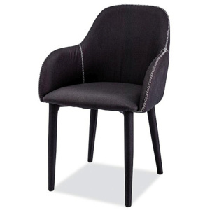 Jídelní židle SKAR, 87x56x47, černá