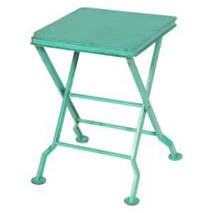 Skládací stoleček v zelené barvě