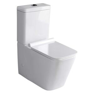 SAPHO PORTO WC kombi mísa s nádržkou včetně Soft Close sedátka, spodní/zadní odpad (PC102)