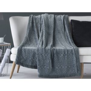 Textil Antilo Pléd Marcus Grey, šedý Rozměr: 130x170 cm