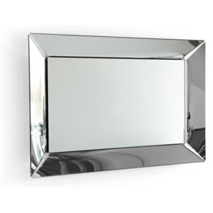 Calligaris Umělecké zrcadlo Pleasure, 67x100 cm, CS5075-P provedení rám/struktura: Kouřově šedá (sklo), provedení další části: zrcadlo
