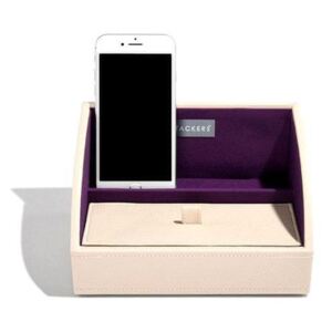 Stackers Šperkovnice , Krémová/purpurová | Jewellery Box Layers Mini