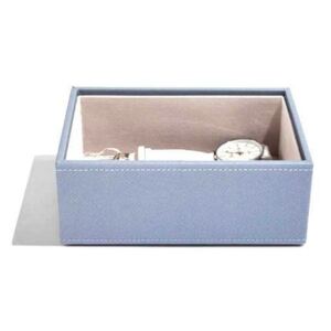 Stackers Patro šperkovnice Stacker, Světle modrá/béžová | Jewellery Box Layers Mini