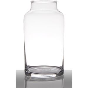 Skleněná váza Hakbijl Glass čirá Bottle 25x14cm