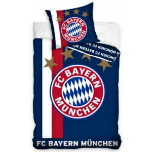 Bavlněné povlečení FC Bayern Mnichov - 100% bavlna - 70x80 cm + 140x200 cm