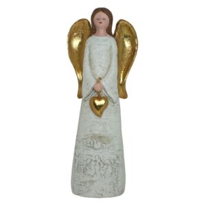 Anděl se zlatými křídly 41 cm