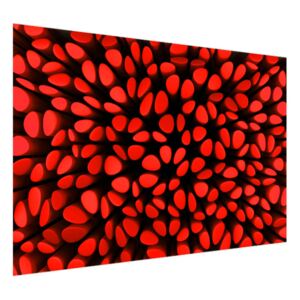 Samolepící fólie Červené sloupky 3D 200x135cm OK3962A_1AL