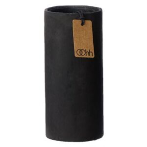 Lübech Living OOhh váza Art Cylinder Black Rozměry: 5,5 x 12 cm