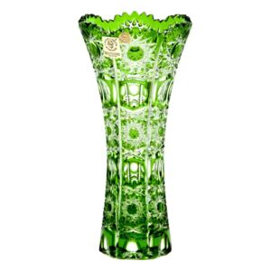 Váza Petra II, barva zelená, výška 180 mm