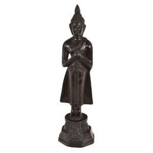 Narozeninový Buddha, pátek, pryskyřice, tmavě hnědý, 30cm