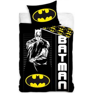 Carbotex • Bavlněné ložní povlečení Batman strážce noci - 100% bavlna - 70 x 90 cm + 140 x 200 cm