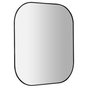 SHARON LED podsvícené zrcadlo 80x70cm, černá mat