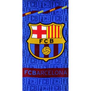 Setino Dětská osuška \"FC Barcelona\" - modrá - 70 x 140 cm