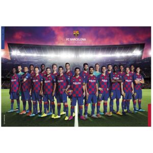 Plakát FC Barcelona: Team 2019/2020 (61 x 91,5 cm)
