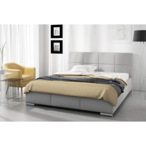 Čalouněná postel MONICA + matrace DE LUX, 140x200, madryt 190