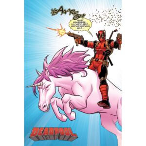 Plakát, Obraz - Deadpool - Unicorn, (61 x 91,5 cm)