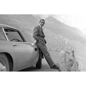 Plakát, Obraz - James Bond - Connery Aston Martin, (91,5 x 61 cm)
