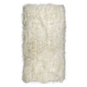 ARCTIC FUR Luxusní koberec ISLAND z osmi kůží, 200x240 cm, krémově bílý
