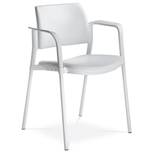 LD SEATING Konferenční židle DREAM+ 103-WH/B-N0, kostra bílá