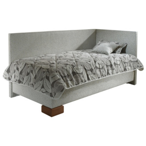 Čalouněná postel s úložným prostorem QUATRO 90x200 pravá varianta