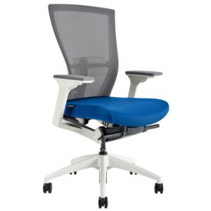 Židle Merens White BP (BI 204- modré provedení)