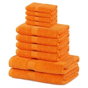 Set ručníků DecoKing Kunis oranžové