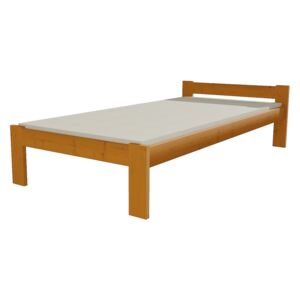 Dřevěná postel VMK 6A 90x200 borovice masiv - olše