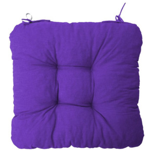 Písecké lůžkoviny Sedák na židli Soft fialový