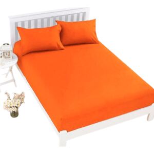Jersey prostěradlo Top - Oranžová (pomeranč) 90x200 cm ( rozměr 90x200 cm)