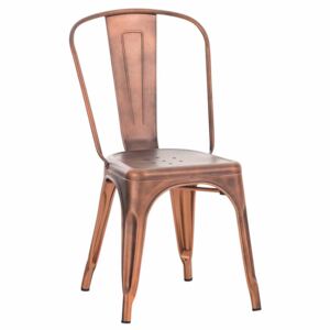 Kovová židle Ben ~ měď Barva Měd
