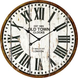 Postershop Nástěnné skleněné hodiny: Old Town Clocks