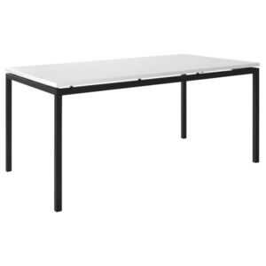 Jídelní stůl Avanti 160 cm, bílá/černá