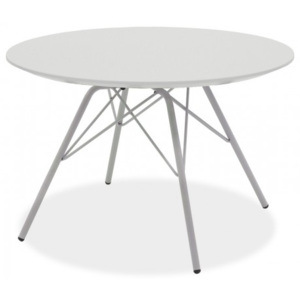 Konferenční stolek LOLA 9306-001+PORGY 9316-091 (bílá/chrom)