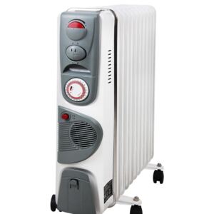 Goleto Olejový radiátor s ventilátorem 2500W | bílý