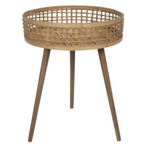 Bambusový designový odkládací stolek - 48*62 cm