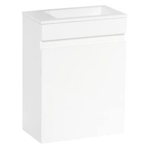 Koupelnová skříňka s umyvadlem Naturel Verona 40x53,2x22 cm bílá lesk VERONA40BL