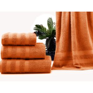 XPOSE® Froté ručník DEVON - terakotová 50x90 cm