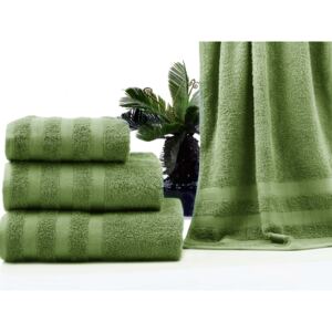 XPOSE® Froté ručník DEVON - zelená 50x90 cm