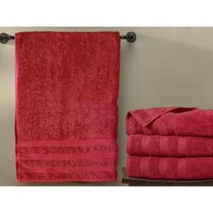 XPOSE® Froté ručník CHINGY - červená 50x90 cm
