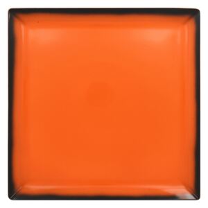Lea mělký talíř čtvercový 30,2 cm Barva: oranžová