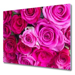 Deska kuchenna Buket růžových růží 60x52 cm