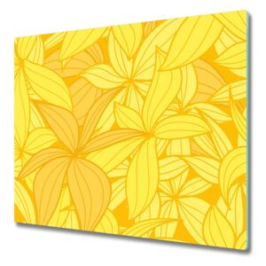 Deska kuchenna Žluté květiny pozadí 60x52 cm