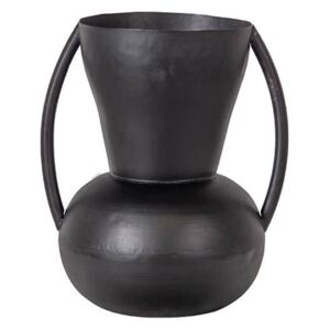 MUZZA Dekorační váza pies černá