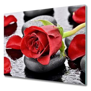 Deska do krojenia Červená růže 60x52 cm