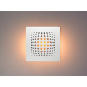 Nástěnné svítidlo podsvícené Illusion WA71HT Typ: bez ovladače 31x31cm, Výběr barvy dekoračního světla: žlutá + bílá