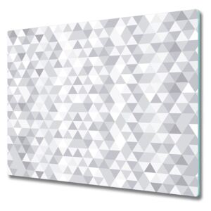 Deska do krojenia Šedé trojúhelníky 60x52 cm
