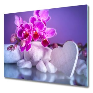 Deska do krojenia Orchidej a srdce 60x52 cm