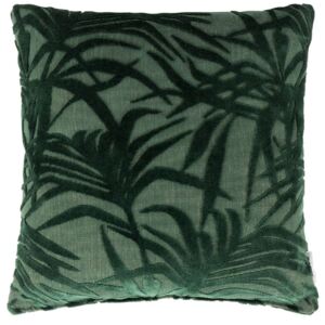 Zelený polštář ZUIVER MIAMI s palmovým motivem