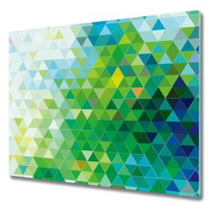Deska do krojenia Abstrakce trojúhelníků 60x52 cm